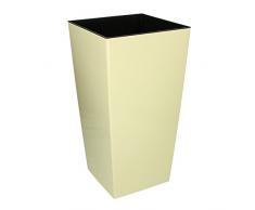 Vaso per fiori Prosperplast, beige, 40x40x75 cm, DURS400-CY728