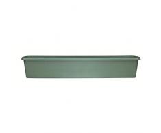 Stewart - Vaso da Fiori da 40 cm, Colore: Verde