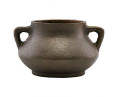 House Doctor 257930703 - Vaso per Piante, Stagione, Marrone Antico, 17 x 10 cm