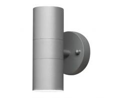 Konstsmide 7571-300 Modena Lampada da Parete, BxPxH 6x9x17 cm, 2 x 35 W, IP44, Colore Grigio