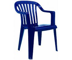 BEST Memphis 18080520 - Sedia impilabile, Colore: Blu