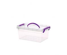 Bo Time - Contenitori rettangolari e ermetici per Frigorifero, 1 Scatola da 5,5 l