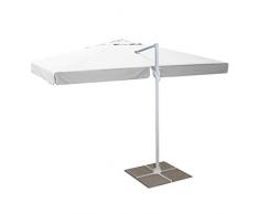 Vacchetti Giuseppe 7300220000 Ombrellone Michigan, Palo Laterale, Senza Base, 2x3 m, Bianco, 245x38x36 cm