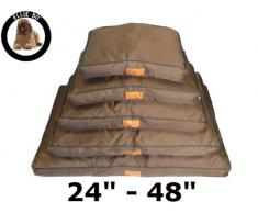Ellie-Bo Media 71 cm x 48 cm Cane Impermeabile Letto in Brown Si inserisce 30 Pollici Media Gabbia del Cane o Cassa