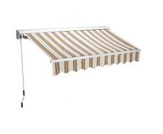 GARDEN FRIEND T1372002/C Tenda Semicassonata, Beige, 300x20x21 cm