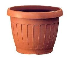 Bama Vaso in ABS, Color Terra Cotta, Ø 40 cm, Terracotta