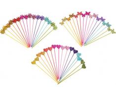 Legler - Decorazioni Colorate da Infilare per Fiori Primavera 48 Pezzi