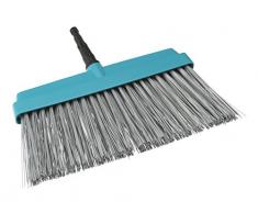 Gardena 3609-20 Combisystem Scopa Pratica da Terrazzo, in Plastica, Adatta a Tutti i Manici Combisystem