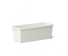 Emsa 518679 My City Garden - Fioriera, Colore: Bianco