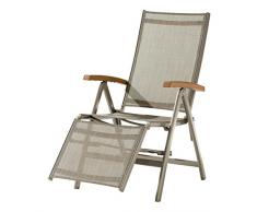 Sieger 990/C-N kt Cadiz, Poltrona Relax Grigio