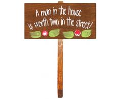 The Cornish Pixie Company Un Uomo in casa è Meglio Che Due in Strada! Puntata da Giardino in Legno