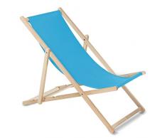 GreenBlue K01 - Sedia a Sdraio Sedia a Sdraio Pieghevole, Marine, 118 x 59 x 8 cm