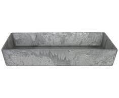 Artstone Sottovaso Ella, resistente al gelo e leggero, Grigio, 29x5cm