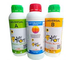 MyPot MP050101 - Kit Fertilizzante Bianco/Blu/Giallo/Verde