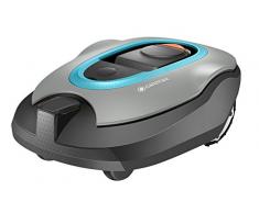Gardena 04055 - 72 robot tagliaerba SILENO + per prati fino a 1600 M2, Nero, Antracite, Arancione, Turchese