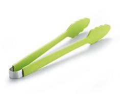 Lotusgrill LG PINZA GR Pinza per Barbecue in Silicone, Verde, 32 x 10 x 4 cm