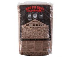 BBQ Pit Boys BPB-RGP-751 Garlic Blend Premium Grilling Barbecue in Legno Senza riempitivi, Sacchetto da 9,1 kg, Naturale