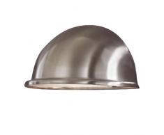 Konstsmide 7325-000 Torino Lampada da parete, 20 x 10.5 x 10 cm, IP23, in acciaio inossidabile