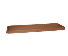 Goldiflora 7716 - Sottovaso Massa, Rettangolare, 76 cm, Colore: Terracotta