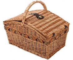 Cilio Verbania Deluxe 155709 Cestino per Picnic per 4 Persone