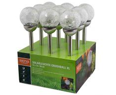 Siena Garden Solarleuchte Lampada Solare, Argento