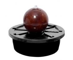 Ambiente 45 cm cambia colore scuro-effetto legno sfera di acqua con luci a LED