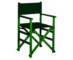 Aranaz 1656 Poltrona diritta pieghevole, Verde