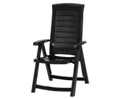 Jardin 140257 Aruba Poltrona Pieghevole in plastica Colore: Verde