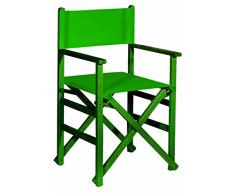 Aranaz 1646 Poltrona diritta pieghevole, Verde