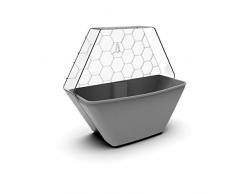 GF GARDEN Modo Vaso da Interno, Grigio