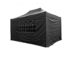 colore: Grigio Gazebo Pop-Up da giardino AirWave incl impermeabile 2 barre anti-vento e 4 zavorre 2,5 x 2,5 m