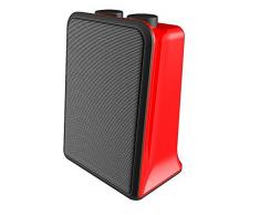 Syntesy CDF08398 Stufa Termoventilata, Rosso, 15x13x25 cm