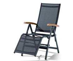 Sieger 990/G-G kt Cadiz, Poltrona Relax Grigio