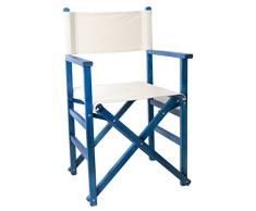 Aranaz 1622 Poltrona diritta pieghevole, blu