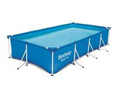 Mediawave Store 56405 Steel ProPool - Piscina gonfiabile con telaio in acciaio, 400 x 211 x 81 cm, colore: blu