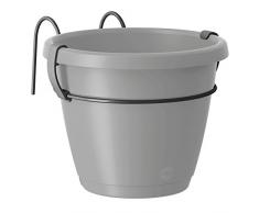 Vaso per balcone Emsa, Ø 20 cm, grigio polvere, City, 517623