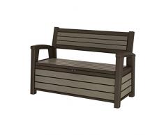 Keter Brushed Cassapanca, Legno, 139x63.8x88 cm