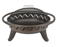 Landmann barbecue 22101 Firewave Fire Pit – marrone metallizzato