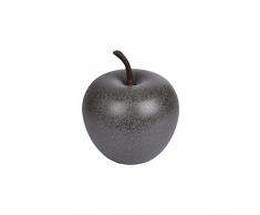 homea Giardino 5dej1155bc Decorazione Esterna di Giardino Mela Resina 19,5 cm, Poliresina, Grigio, 19,5 cm