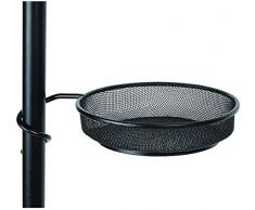 Gardman A04385 Vassoio per Semi con Anello di Supporto, Nero, 17x17x6 cm