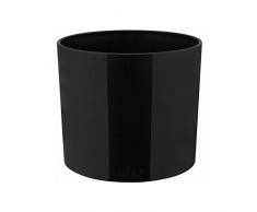 elho B. for Diamond Round Vaso di Fiori, Metallic Black, 11.1x11.1x9.7 cm