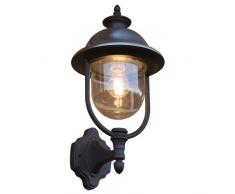 Konstsmide, 7239-000, Lanterna Parma, Nero/Trasparente, 24 cm