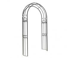 Dehner, Arco per Rose Alina, ca. 233 x 132 x 38 cm, Metallo, Nero