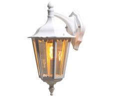 Konstsmide 7212-250 Firenze Lampada da Parete 23,5x30x48 cm (BxPxH), 1 x 100 W, IP43, Colore Bianco Opaco