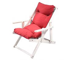 HOUSE COLLECTION HSC1388 Poltrona Comodone, Bianco/Rosso