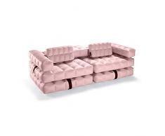 Pigro Felice 921986-RPINK ModulAir Luxury Inflatable Sofa Set Piscina Galleggianti, Rosa