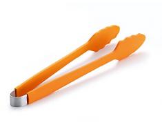 Lotusgrill LG PINZA OR Pinza per Barbecue in Silicone, Arancione, 32 x 10 x 4 cm