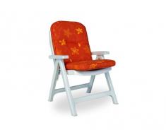 Angerer Cuscino per Sedia 50 x 100 cm, Design Corfù Terra (Senza Sedia)