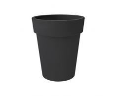 Elho Green Basics Vaso, Nero, 35 cm