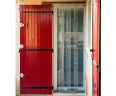 WerkaPro 11137- Zanzariera per Porta 1 x 2,20 m, in Alluminio